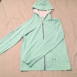 under armour zip up sweatshirt